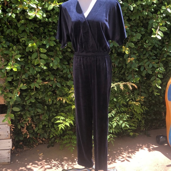 Anthropologie Velour Jumpsuit - Picture 6 of 6
